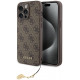 Rudas dėklas Apple iPhone 15 Pro Max telefonui "Guess 4G Charm Case"