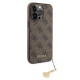 Rudas dėklas Apple iPhone 15 Pro Max telefonui "Guess 4G Charm Case"