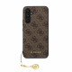 Rudas dėklas Samsung Galaxy S23 FE telefonui "Guess 4G Charm Case"