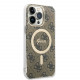 Rudas dėklas Apple iPhone 15 Pro Max telefonui "Guess IML 4G MagSafe Case"