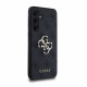 Pilkas dėklas Samsung Galaxy A35 5G telefonui "Guess PU 4G Metal Logo Case"