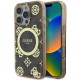 Rudas dėklas Apple iPhone 16 Pro Max telefonui "Guess IML 4G Peony MagSafe Case"