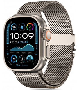 (Titanium) spalvos apyrankė Apple Watch 8 / 9 / 10 / 11 / SE / ULTRA (44 / 45 / 46 / 49 MM) "Tech-Protect Milano"
