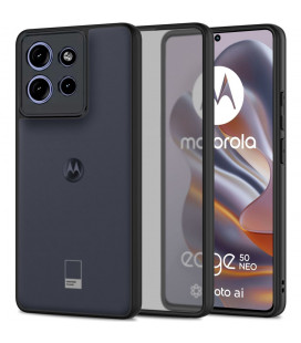Matinis juodas dėklas Motorola Edge 50 Neo / 60 Neo telefonui "Tech-Protect Magmat"