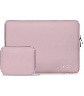 Rožinis (Dusty Rose) nešiojamo kompiuterio dėklas 13-14" "Tech-Protect Neoslim"