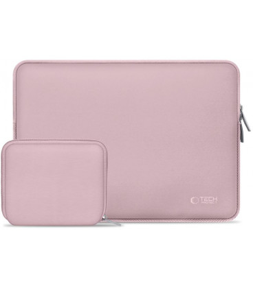 Rožinis (Dusty Rose) nešiojamo kompiuterio dėklas 13-14" "Tech-Protect Neoslim"