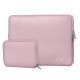 Rožinis (Dusty Rose) nešiojamo kompiuterio dėklas 13-14" "Tech-Protect Neoslim"