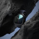 Juodas dėklas Apple Watch 10 / 11 (42mm) laikrodžiui "Ringke Air Sport"