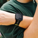 Juodas dėklas Apple Watch 10 / 11 (42mm) laikrodžiui "Ringke Air Sport"