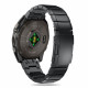 Juoda apyrankė Garmin Fenix 5 / 6 / 6 Pro / 7 / 8 (47 mm) / E laikrodžiui "Tech-Protect Steelband"