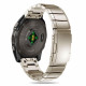 (Titanium) apyrankė Garmin Fenix 5X / 5X Plus / 6X / 6X Pro / 7X / 8 / 8 Pro (51 mm) laikrodžiui "Tech-Protect Steelband"