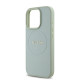 Žalias dėklas Apple iPhone 16 Pro Max telefonui "Guess PU Grained Classic Logo MagSafe Case"