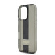 Juodas dėklas Apple iPhone 16 Pro telefonui "Guess IML Middle 4G Stripe Case"