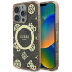 Rudas dėklas Apple iPhone 16 Pro telefonui "Guess IML 4G Peony MagSafe Case"