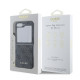 Pilkas dėklas Samsung Galaxy Z Flip 6 / 7 FE  telefonui "Guess 4G Charm Case"