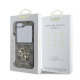 Rudas dėklas Samsung Galaxy Z Flip 6 / 7 FE telefonui "Guess PU 4G Metal Logo Case"
