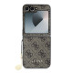 Rudas dėklas Samsung Galaxy Z Flip 6 telefonui "Guess 4G Charm Case"