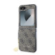 Rudas dėklas Samsung Galaxy Z Flip 6 / 7 FE telefonui "Guess 4G Charm Case"