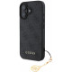 Pilkas dėklas Apple iPhone 16 Plus telefonui "Guess 4G Charm Case"