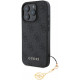 Pilkas dėklas Apple iPhone 16 Pro telefonui "Guess 4G Charm Case"