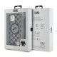 Juodas dėklas Apple iPhone 15 telefonui "Karl Lagerfeld IML Monogram Crossbody K&CH Heads MagSafe Case"