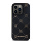 Juodas dėklas Apple iPhone 15 Pro telefonui "Karl Lagerfeld PU Karl Heads Pattern MagSafe Case"