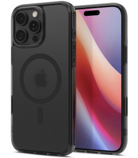 Matinis juodas dėklas Apple iPhone 16 Pro Max telefonui "Spigen Ultra Hybrid "T" MAG Magsafe"