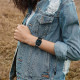 Juoda apyrankė Apple Watch 8 / 9 / 10 / 11 / SE / ULTRA (44 / 45 / 46 / 49 MM) "Tech-Protect Nylon"