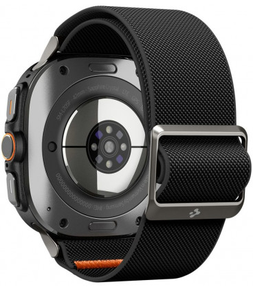 Juoda apyrankė Samsung Galaxy Watch Ultra 1 / 2 2024-2026 (47 mm) laikrodžiui "Spigen Fit Lite"
