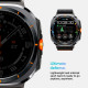 Juoda apyrankė Samsung Galaxy Watch Ultra 1 / 2 2024-2026 (47 mm) laikrodžiui "Spigen Fit Lite"