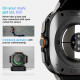 Juoda apyrankė Samsung Galaxy Watch Ultra 1 / 2 2024-2026 (47 mm) laikrodžiui "Spigen Fit Lite"