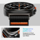 Juoda apyrankė Samsung Galaxy Watch Ultra 2024 / 2025 (47mm) laikrodžiui "Spigen Fit Lite"