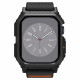 Matinis juodas dėklas - apyrankė Apple Watch 10 / 11 (46 mm) laikrodžiui "Spigen Lite Fit Pro"