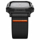 Matinis juodas dėklas - apyrankė Apple Watch 10 / 11 (46 mm) laikrodžiui "Spigen Lite Fit Pro"