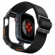 Matinis juodas dėklas - apyrankė Apple Watch 10 (46 mm) laikrodžiui "Spigen Lite Fit Pro"