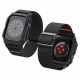 Matinis juodas dėklas - apyrankė Apple Watch 10 / 11 (46 mm) laikrodžiui "Spigen Lite Fit Pro"