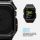 Matinis juodas dėklas - apyrankė Apple Watch 10 / 11 (46 mm) laikrodžiui "Spigen Lite Fit Pro"