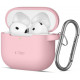 Rožinis dėklas Apple Airpods 4 / 5 ausinėms "Tech-Protect Silicone Hook"