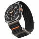 Juoda apyrankė Samsung Galaxy Watch Ultra 1 / 2 2024-2026 (47 mm) laikrodžiui "Spigen Durapro Flex"