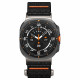Juoda apyrankė Samsung Galaxy Watch Ultra 1 / 2 2024-2026 (47 mm) laikrodžiui "Spigen Durapro Flex"