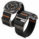 Juoda apyrankė Samsung Galaxy Watch Ultra 1 / 2 2024-2026 (47 mm) laikrodžiui "Spigen Durapro Flex"