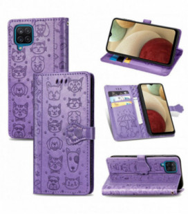 Dėklas Cat-Dog Samsung A165 A16 4G/A166 A16 5G violetinis