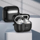 Juodas dėklas Samsung Galaxy Buds 3 / 3 FE / 3 Pro ausinėms "Tech-Protect Slim Hook"