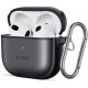 Matinis juodas dėklas Apple Airpods 4 / 5 ausinėms "Tech-Protect Magmat"