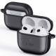 Matinis juodas dėklas Apple Airpods 4 ausinėms "Tech-Protect Magmat"