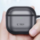 Matinis pilkas dėklas Apple Airpods 4 / 5 ausinėms "Tech-Protect Magmat"