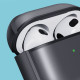 Matinis pilkas dėklas Apple Airpods 4 / 5 ausinėms "Tech-Protect Magmat"