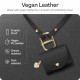Juodas dėklas Apple Airpods 4 / 5 ausinėms "Spigen Cyrill Mini Bag"