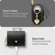 Juodas dėklas Apple Airpods 4 / 5 ausinėms "Spigen Cyrill Mini Bag"