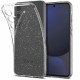 Skaidrus dėklas su blizgučiais Samsung Galaxy S24 FE telefonui "Spigen Liquid Crystal Glitter"